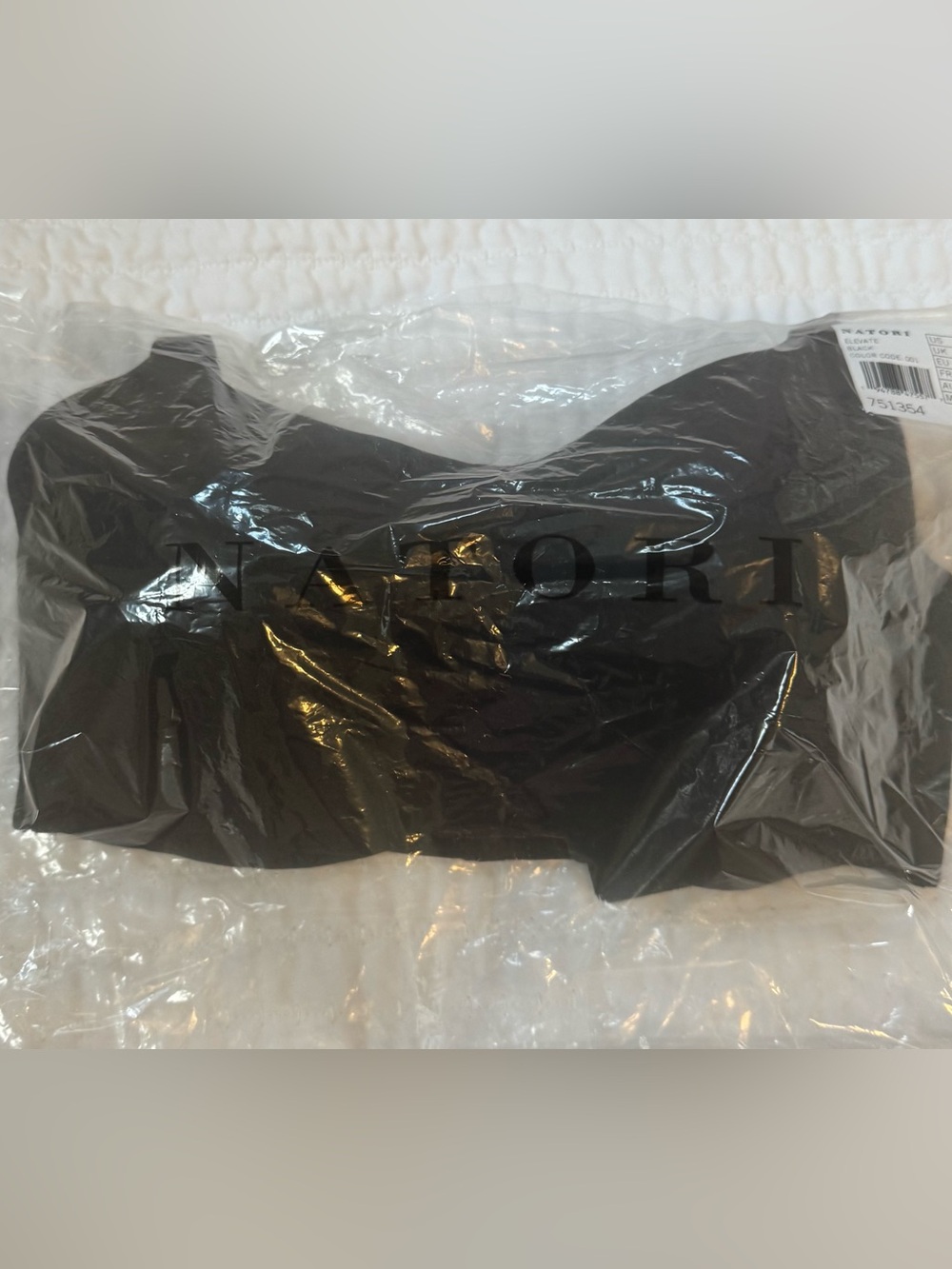 Natori Elevate Underwire Bra 38D Black NWT Full Coverage Comfort Bra